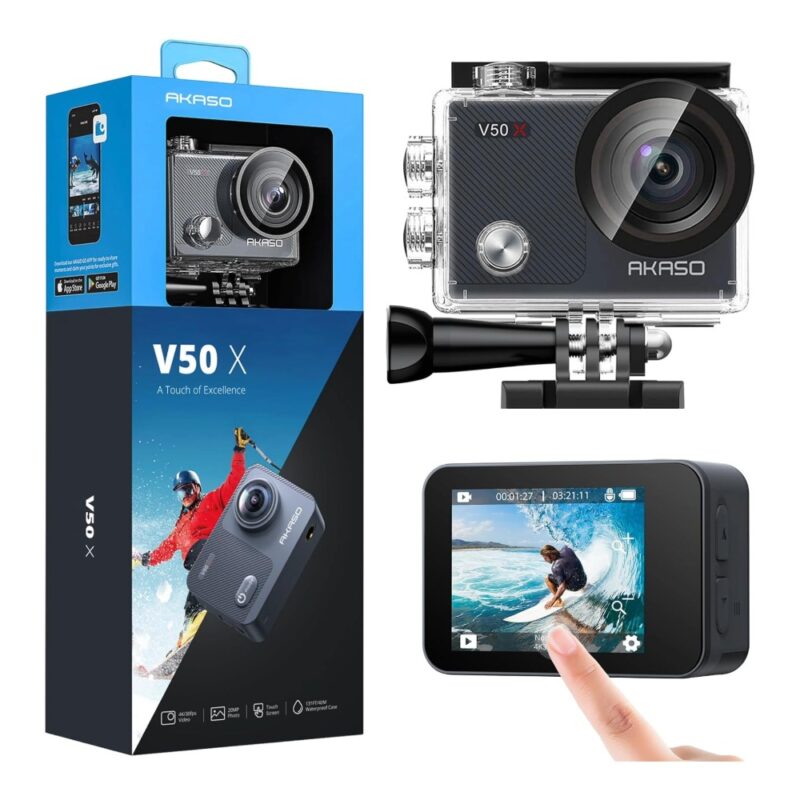 Imagem akaso mini câmera V50X-A Native 4k